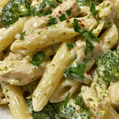 In the realm of quick and satisfying meals, Creamy Broccoli and Chicken Penne stands out as a comforting dish that combines tender chicken, vibrant broccoli, and al dente pasta enveloped in a rich, creamy sauce. It’s a dish that not only pleases the palate but also nourishes the body, making it perfect for weeknight dinners or special occasions. With the right balance of flavors and textures, this recipe has become a favorite among families and food enthusiasts alike.