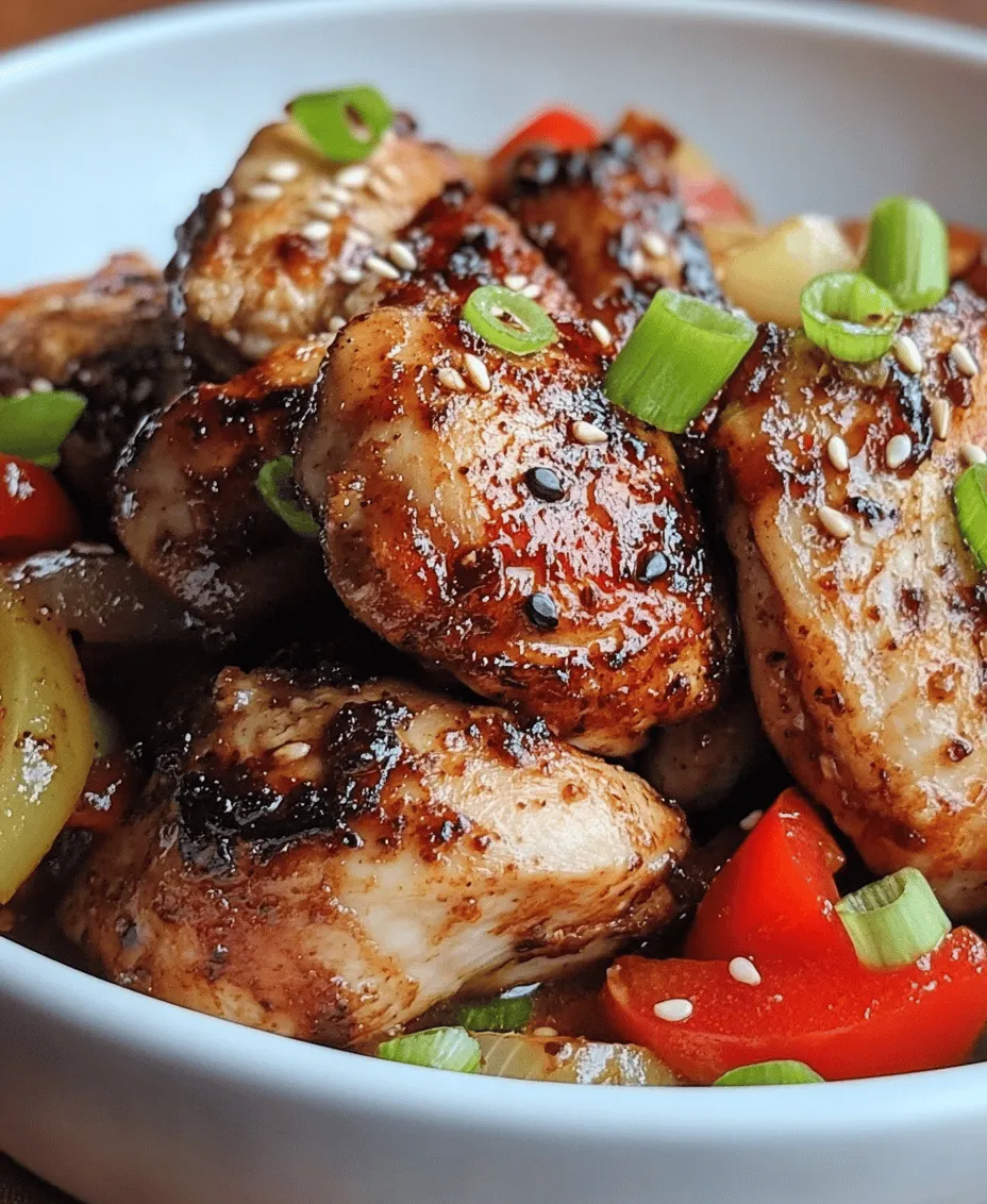 If you're in search of a dish that combines bold flavors, aromatic spices, and a hint of heat, look no further than Spicy Black Pepper Chicken Delight. This tantalizing recipe offers a perfect blend of savory and spicy elements, showcasing the rich culinary traditions of Asian cuisine. With tender chicken marinated in a vibrant concoction of spices and sauces, this dish is not just a meal but an experience that transports your taste buds to an Asian street market.
