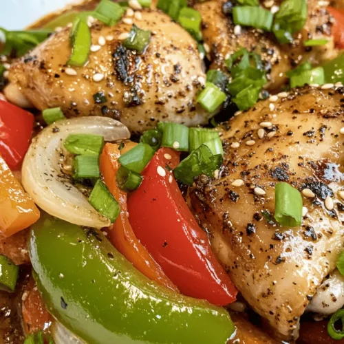 If you're in search of a dish that combines bold flavors, aromatic spices, and a hint of heat, look no further than Spicy Black Pepper Chicken Delight. This tantalizing recipe offers a perfect blend of savory and spicy elements, showcasing the rich culinary traditions of Asian cuisine. With tender chicken marinated in a vibrant concoction of spices and sauces, this dish is not just a meal but an experience that transports your taste buds to an Asian street market.