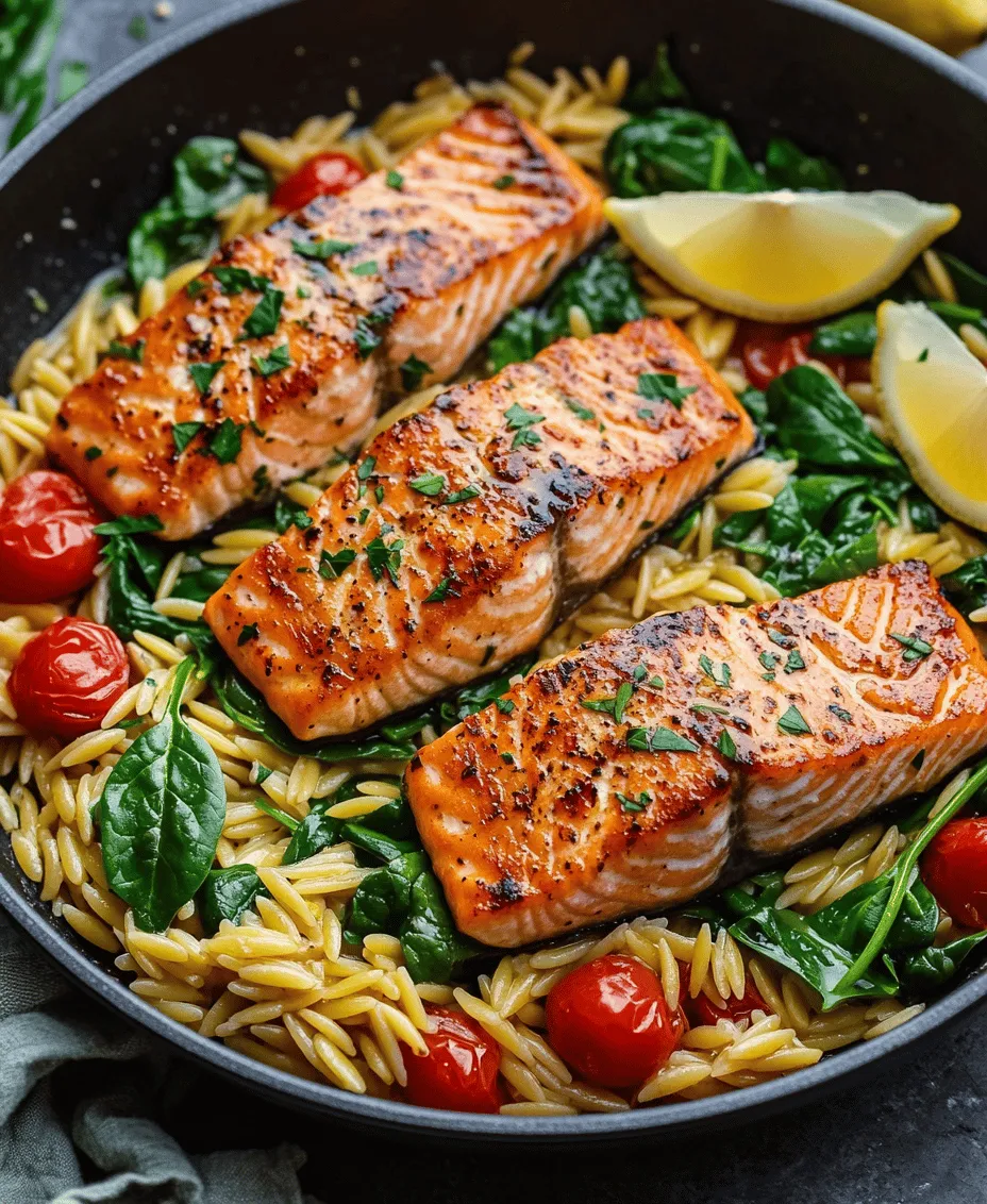 Imagine coming home after a long day, hungry and ready to unwind, yet still wanting a meal that's both delicious and nourishing. Enter the One Skillet Salmon with Lemon Orzo—a dish that epitomizes simplicity, flavor, and health benefits. This delightful recipe combines perfectly pan-seared salmon with the bright, zesty flavors of lemon-infused orzo, all prepared in just one skillet. Not only does this meal come together quickly, making it ideal for busy weeknights, but it also offers a satisfying balance of nutrition and taste that will leave you feeling revitalized.