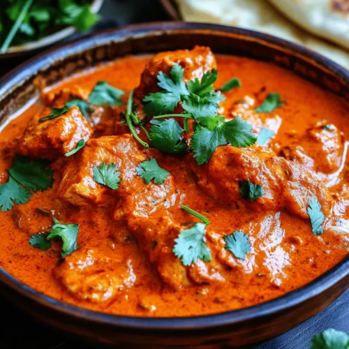 Chicken Tikka Masala is a cherished dish that stands as a testament to the rich heritage of Indian cuisine, beautifully blending aromatic spices with succulent chicken. This beloved curry has crossed borders and transcended cultural barriers, earning its place as one of the UK's favorite dishes and a staple in Indian restaurants worldwide. The combination of tender chicken pieces marinated in a spiced yogurt mixture and simmered in a creamy tomato sauce makes for a meal that is both comforting and indulgent.