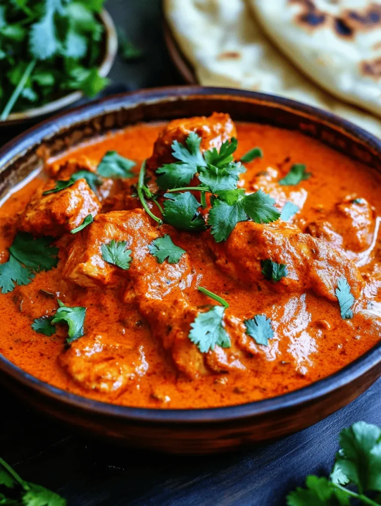 Chicken Tikka Masala is a cherished dish that stands as a testament to the rich heritage of Indian cuisine, beautifully blending aromatic spices with succulent chicken. This beloved curry has crossed borders and transcended cultural barriers, earning its place as one of the UK's favorite dishes and a staple in Indian restaurants worldwide. The combination of tender chicken pieces marinated in a spiced yogurt mixture and simmered in a creamy tomato sauce makes for a meal that is both comforting and indulgent.