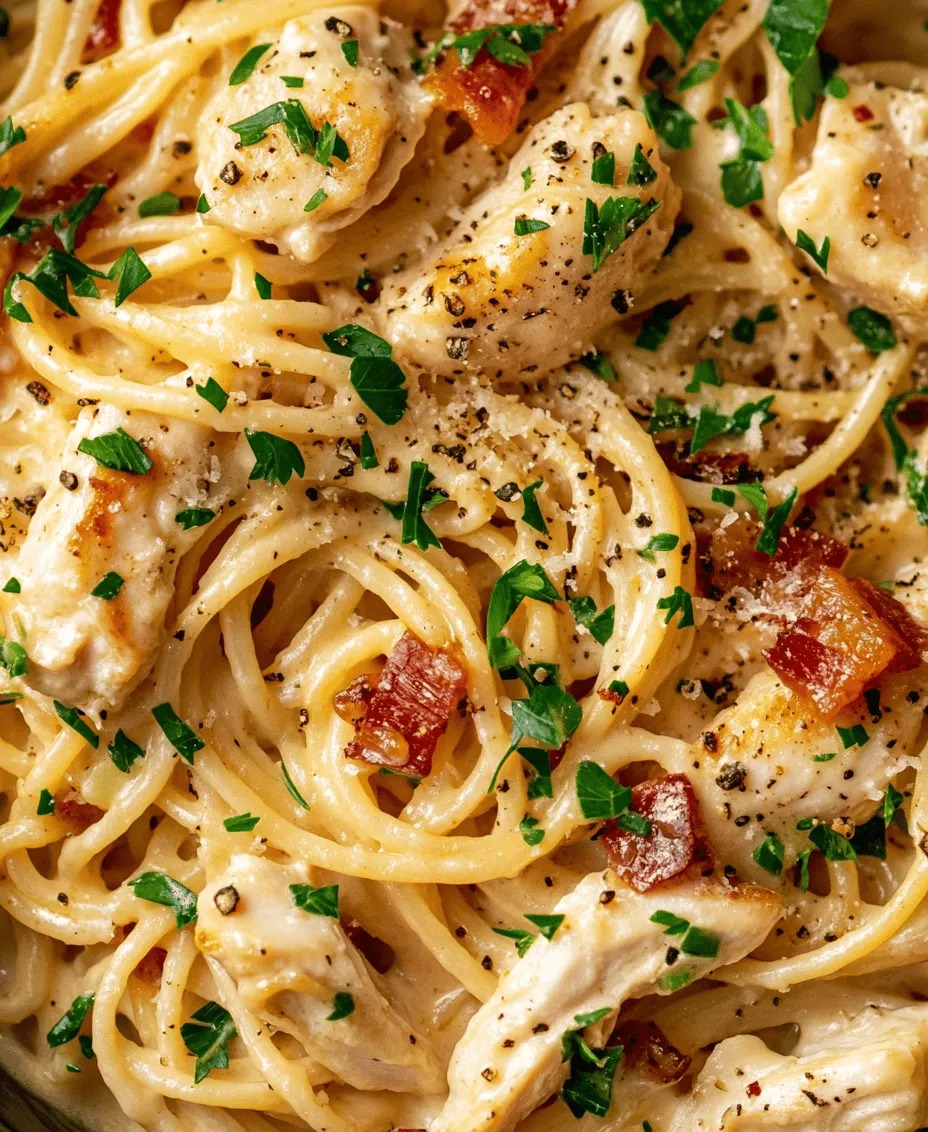 Chicken Carbonara is a beloved Italian dish that has captured the hearts and palates of food enthusiasts around the world. Known for its rich, creamy sauce and hearty ingredients, this classic dish is not just a meal but a celebration of flavors and culinary tradition. While traditional Carbonara typically features guanciale (cured pork cheek), the addition of chicken provides a delightful twist that elevates the dish to new heights.