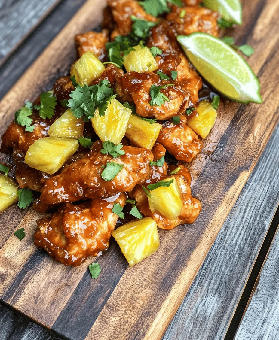 Creating the perfect Tropical Pineapple-Glazed Chicken hinges on the quality and balance of its ingredients. Each component plays a crucial role in crafting the dish's distinct flavor profile. Let’s explore the essential ingredients and their contributions to this tropical delight.