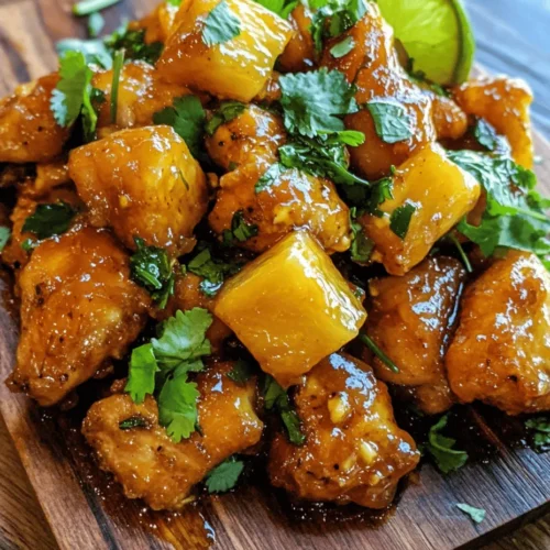 Creating the perfect Tropical Pineapple-Glazed Chicken hinges on the quality and balance of its ingredients. Each component plays a crucial role in crafting the dish's distinct flavor profile. Let’s explore the essential ingredients and their contributions to this tropical delight.