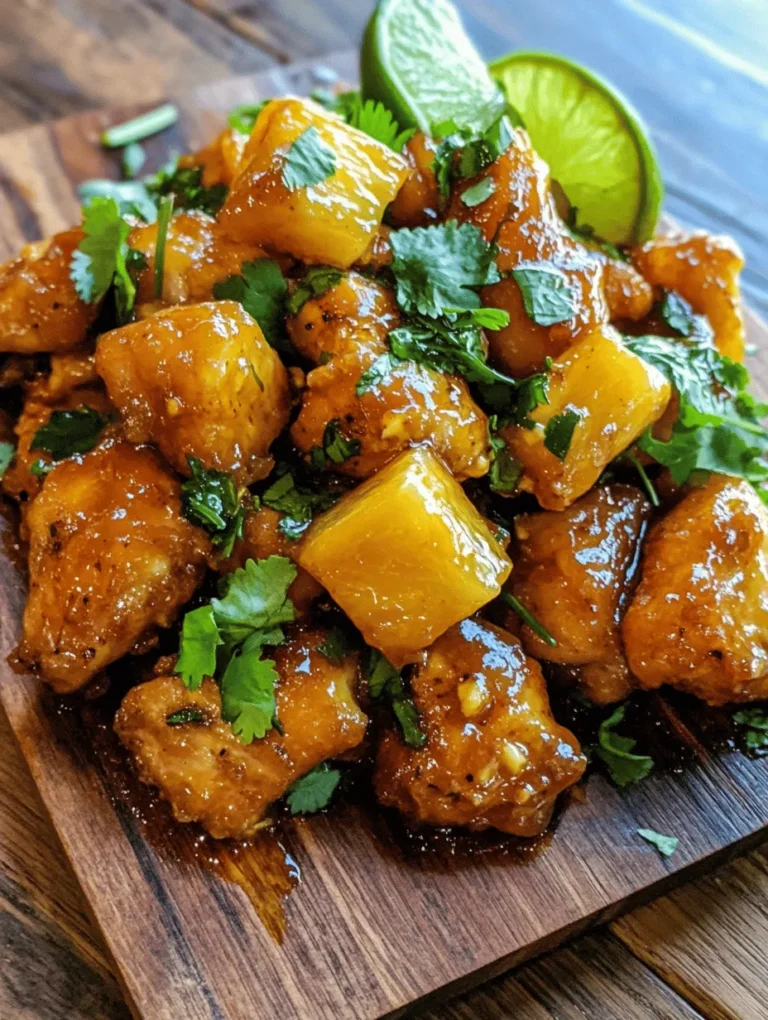 Creating the perfect Tropical Pineapple-Glazed Chicken hinges on the quality and balance of its ingredients. Each component plays a crucial role in crafting the dish's distinct flavor profile. Let’s explore the essential ingredients and their contributions to this tropical delight.