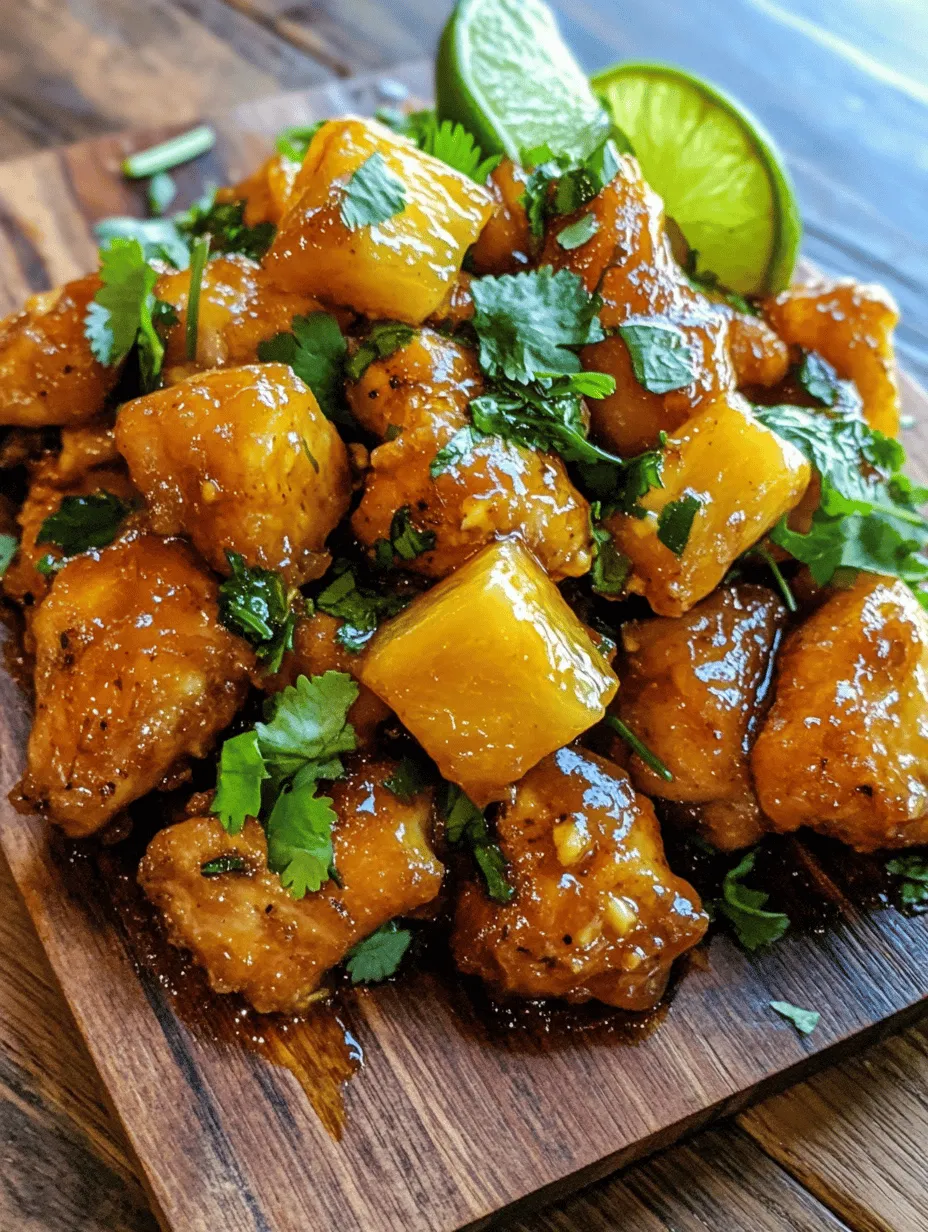 Creating the perfect Tropical Pineapple-Glazed Chicken hinges on the quality and balance of its ingredients. Each component plays a crucial role in crafting the dish's distinct flavor profile. Let’s explore the essential ingredients and their contributions to this tropical delight.