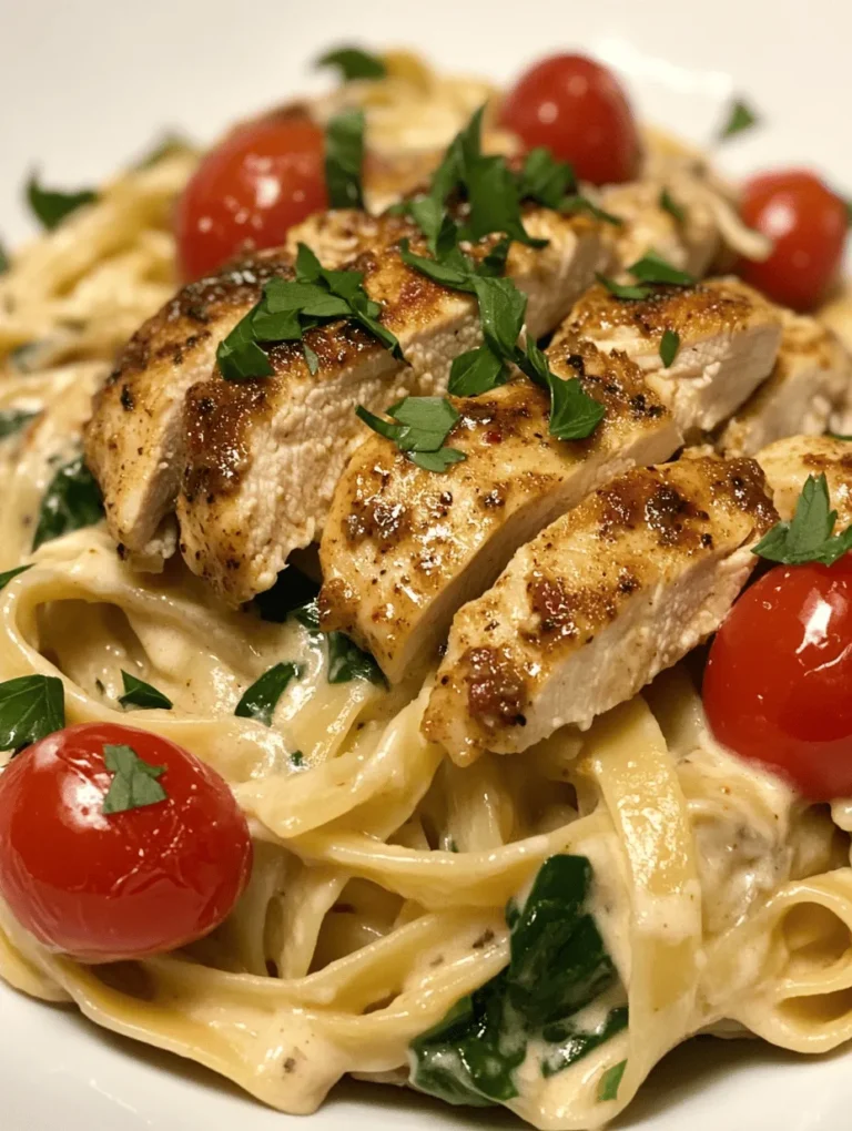 When it comes to quick and satisfying meals, few dishes can rival the allure of Creamy Cajun Chicken Pasta. This delightful recipe brings together the rich, comforting essence of pasta with the bold and spicy flavors of Cajun cuisine, creating a dish that's not only satisfying but also bursting with character. It’s perfect for busy weeknights when you want something delicious without spending hours in the kitchen. The creamy sauce envelops tender chicken and perfectly cooked fettuccine, making every bite a comforting experience.