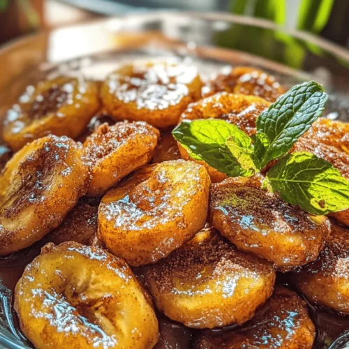 If you're looking for a quick and delicious dessert that can transform your everyday ingredients into an extraordinary treat, look no further than Sizzling Sweet Cinnamon Bananas. This delightful dish is a perfect example of how simplicity can lead to spectacular results in the kitchen. Made with just a handful of everyday ingredients, Sizzling Sweet Cinnamon Bananas is not only easy to prepare but also offers a medley of flavors that appeal to all ages.