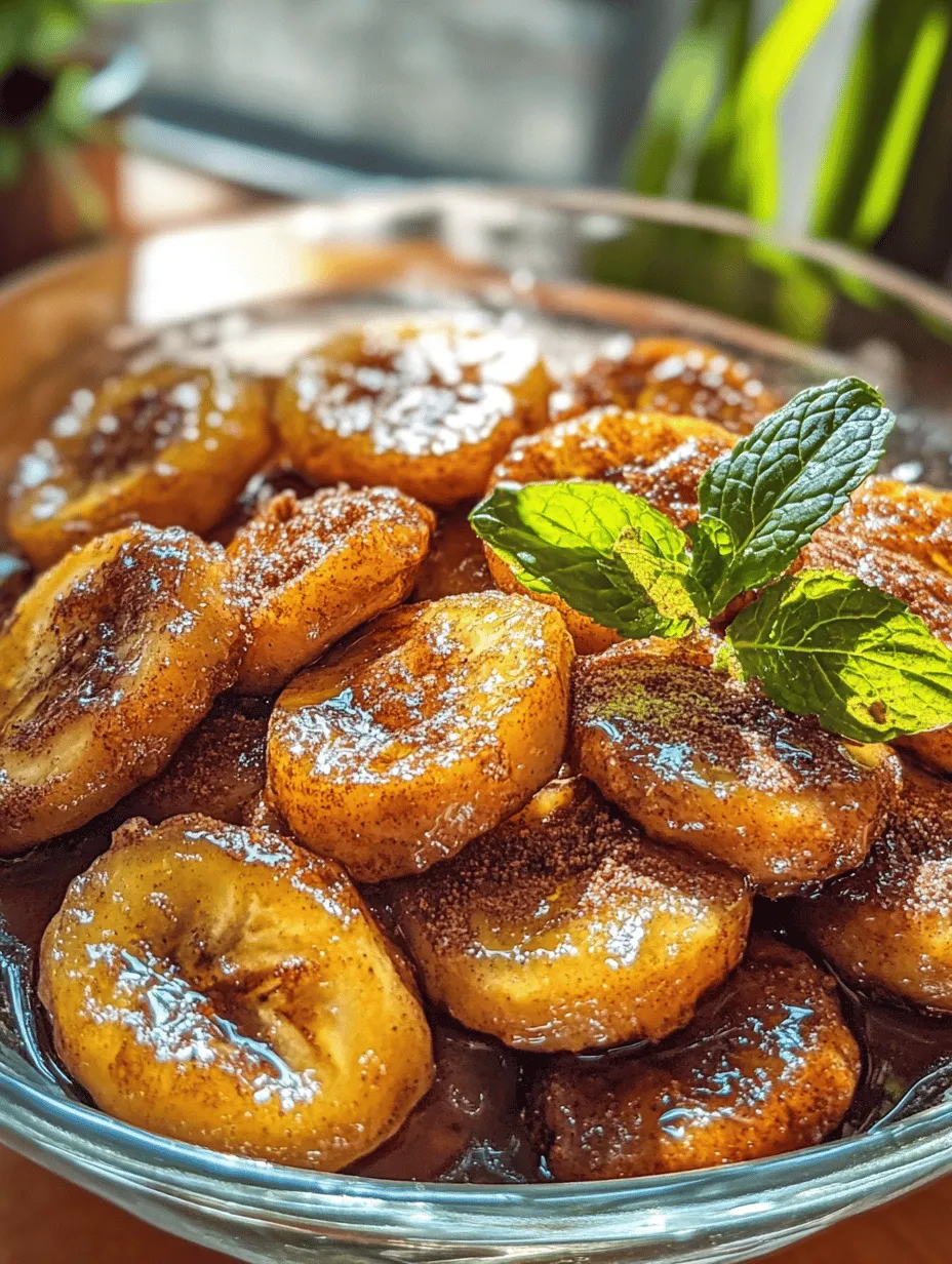 If you're looking for a quick and delicious dessert that can transform your everyday ingredients into an extraordinary treat, look no further than Sizzling Sweet Cinnamon Bananas. This delightful dish is a perfect example of how simplicity can lead to spectacular results in the kitchen. Made with just a handful of everyday ingredients, Sizzling Sweet Cinnamon Bananas is not only easy to prepare but also offers a medley of flavors that appeal to all ages.