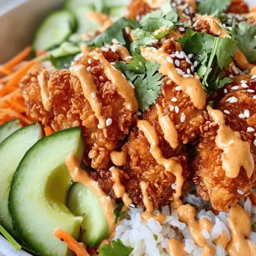 Bang Bang Chicken Bowls are a delightful fusion dish that blends the vibrant, spicy flavors of Asian cuisine with the comforting elements of a hearty meal. This dish has surged in popularity due to its irresistible taste and the balance it brings to the table. Featuring tender chicken, fluffy rice, fresh vegetables, and a mouthwatering sauce, Bang Bang Chicken Bowls cater to both taste buds and nutritional needs. The appeal of this dish lies in its harmonious balance of flavors and textures, making it a favorite among food enthusiasts and health-conscious eaters alike.