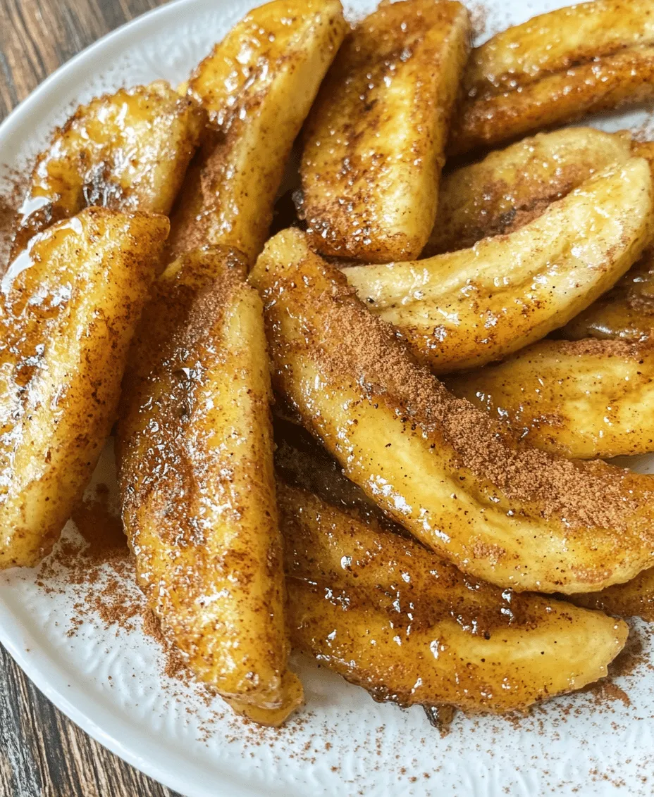 Fried bananas with cinnamon butter sauce is a delightful dish that combines the natural sweetness of ripe bananas with a rich, buttery sauce laced with fragrant cinnamon. This indulgent treat is not just a snack; it can double as a dessert that impresses family and friends alike. Whether served warm on its own or paired with a scoop of vanilla ice cream, this dish offers a sweet escape into comforting flavors.