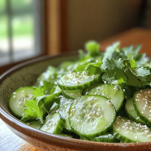 In the realm of Asian cuisine, salads often embody a delightful juxtaposition of textures and flavors, and one dish that perfectly exemplifies this is the Refreshing Asian Cucumber Salad. This salad is not just a side dish; it’s a vibrant celebration of fresh ingredients that can elevate any meal. With its crisp cucumbers, zesty dressings, and an array of aromatic additions, this salad is sure to tantalize your taste buds while providing a refreshing escape from heavier dishes.