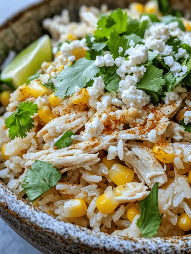 If you're looking for a dish that is both satisfying and easy to prepare, the Easy Street Corn Chicken Rice Bowl is your answer. This delightful meal combines tender chicken, sweet corn, and fluffy rice into a vibrant bowl that is bursting with flavor. As the name suggests, it's a dish inspired by the street food culture, known for its bold tastes and convenience. The Easy Street Corn Chicken Rice Bowl embodies these qualities, making it a perfect choice for busy weeknights or a laid-back weekend meal.