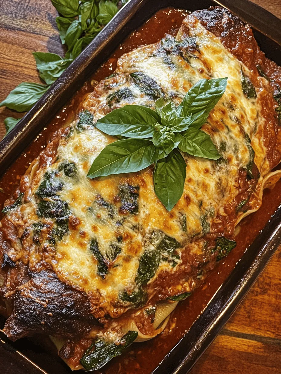 Delve into the heart of Italian cuisine with our Spinach & Ricotta Stuffed Shells Delight, a comforting dish perfect for family dinners or a cozy night in. This recipe marries the rich flavors of creamy ricotta and fresh spinach, enveloped in large pasta shells and baked to perfection with marinara sauce and melted mozzarella. As you savor each bite, you are not just indulging in a delicious meal but also partaking in a culinary tradition that has roots in Italian households for generations.