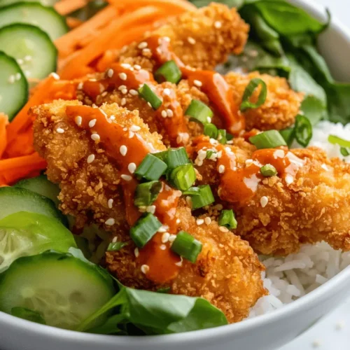 In the world of culinary delights, few dishes manage to capture the essence of flavor and texture as effectively as Bang Bang Chicken Bowls. This delectable fusion dish brings together crispy fried chicken, vibrant fresh vegetables, and a tangy, sweet-spicy sauce that promises to tantalize your taste buds. Whether you're a seasoned home cook or a novice in the kitchen, this recipe is designed to be both approachable and rewarding, making it an ideal choice for your next dinner gathering or weeknight meal.
