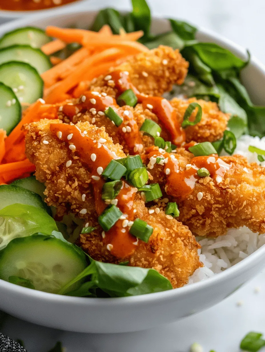 In the world of culinary delights, few dishes manage to capture the essence of flavor and texture as effectively as Bang Bang Chicken Bowls. This delectable fusion dish brings together crispy fried chicken, vibrant fresh vegetables, and a tangy, sweet-spicy sauce that promises to tantalize your taste buds. Whether you're a seasoned home cook or a novice in the kitchen, this recipe is designed to be both approachable and rewarding, making it an ideal choice for your next dinner gathering or weeknight meal.