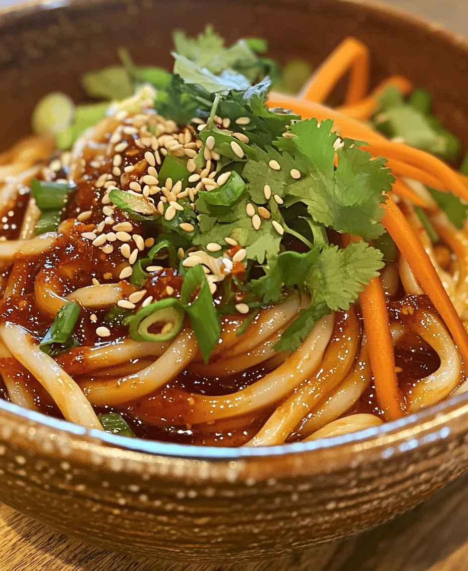 Udon noodles, a staple of Asian cuisine, have captivated food enthusiasts around the world with their delightful texture and versatility. Originating from Japan, these thick, chewy noodles are perfect for a variety of dishes, making them a favorite among noodle lovers. As the culinary landscape continues to evolve, the demand for quick and easy meals has surged, particularly among busy individuals and families looking for delicious options without the hassle of long cooking times. Enter the 10-Minute Chili Oil Udon Noodles—a perfect solution for those craving a flavorful meal in a fraction of the time.