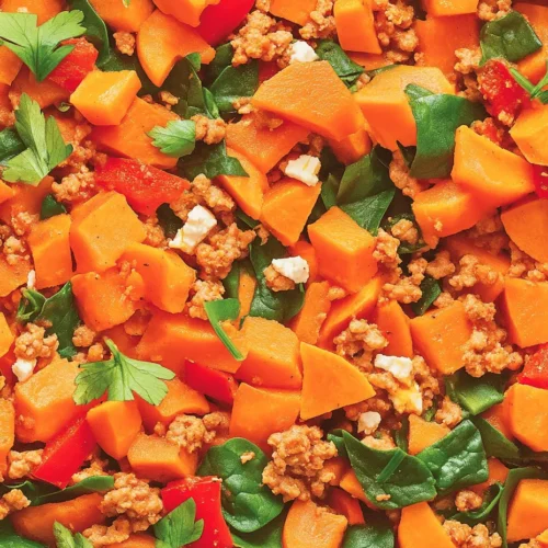 In today's fast-paced world, finding time to prepare a healthy, homemade meal can be a challenge. Enter the Ground Turkey Sweet Potato Skillet—a nutritious, one-pan dish that not only saves time but also delivers a burst of flavor and essential nutrients. This easy-to-make recipe combines the rich, savory taste of ground turkey with the natural sweetness of sweet potatoes, making it a perfect choice for health-conscious individuals and busy families alike.