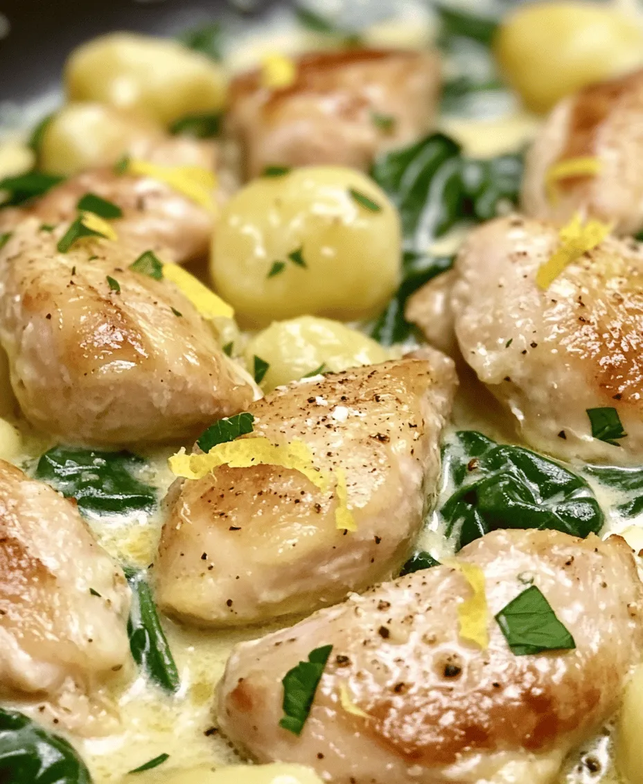 To create a truly unforgettable One-Pot Lemon Chicken Gnocchi Delight, it’s essential to understand the role each ingredient plays in elevating the dish. Here’s a closer look at the essential components that make this recipe shine: