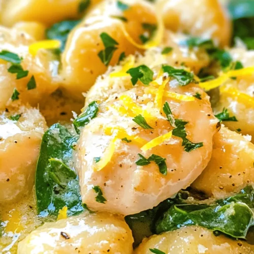 To create a truly unforgettable One-Pot Lemon Chicken Gnocchi Delight, it’s essential to understand the role each ingredient plays in elevating the dish. Here’s a closer look at the essential components that make this recipe shine: