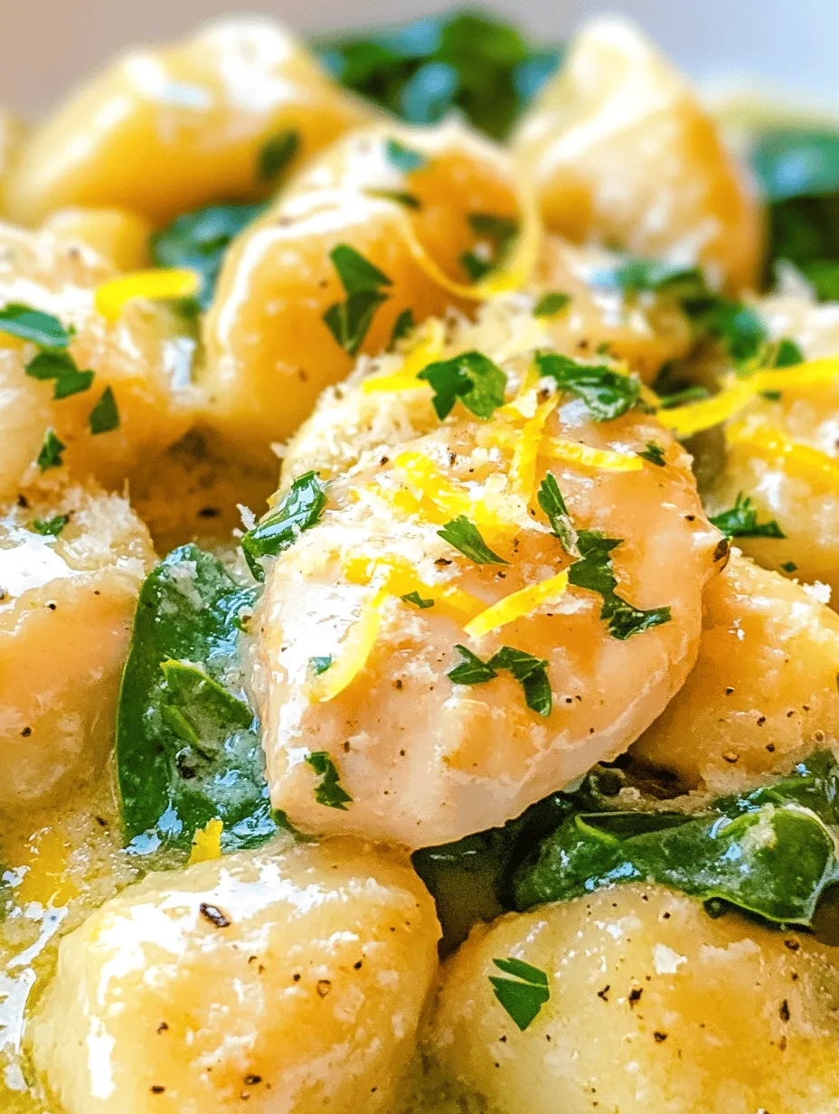 To create a truly unforgettable One-Pot Lemon Chicken Gnocchi Delight, it’s essential to understand the role each ingredient plays in elevating the dish. Here’s a closer look at the essential components that make this recipe shine: