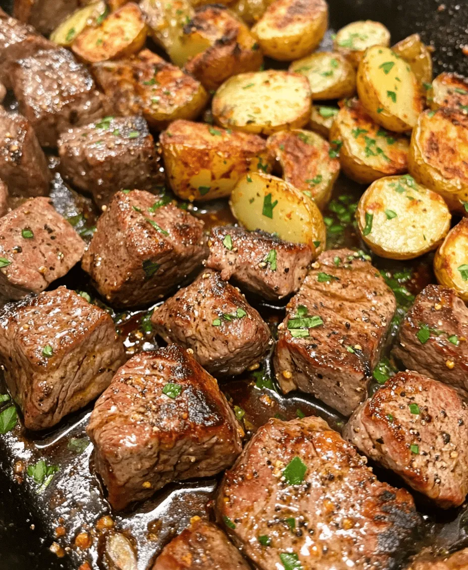 If you're seeking a dish that perfectly balances savory flavors and textures, look no further than Garlic Butter Steak Bites & Crispy Potatoes. This delightful recipe has become a favorite among home cooks for its simplicity and impressive taste. Whether you're planning a family dinner, a romantic date night, or a casual gathering with friends, this dish is sure to impress. The juicy, tender steak bites, combined with the crispy, golden potatoes, create a harmonious meal that satisfies both the palate and the appetite.