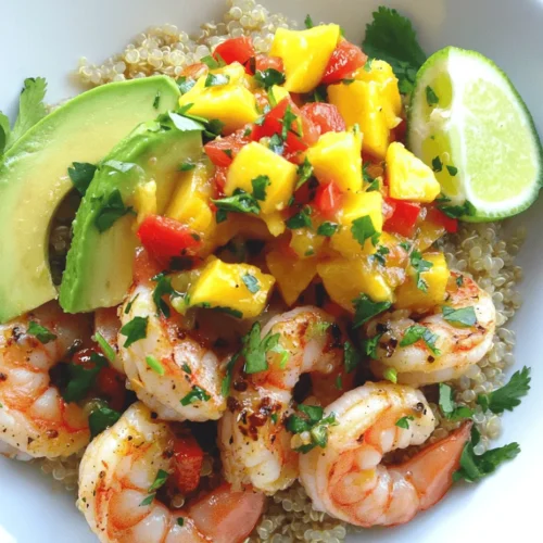 If you're seeking a delightful and vibrant dish that perfectly balances freshness, health, and flavor, look no further than Shrimp and Avocado Bowls with Mango Salsa and Lime-Chili Sauce. This culinary masterpiece combines succulent shrimp, creamy avocado, and zesty mango salsa, creating a meal that is as visually appealing as it is delicious. Whether you’re planning a weeknight dinner, hosting a casual gathering, or meal prepping for the week, this recipe is versatile enough to fit any occasion.