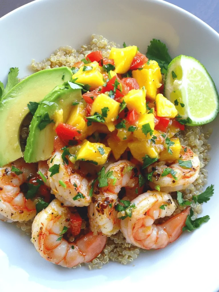 If you're seeking a delightful and vibrant dish that perfectly balances freshness, health, and flavor, look no further than Shrimp and Avocado Bowls with Mango Salsa and Lime-Chili Sauce. This culinary masterpiece combines succulent shrimp, creamy avocado, and zesty mango salsa, creating a meal that is as visually appealing as it is delicious. Whether you’re planning a weeknight dinner, hosting a casual gathering, or meal prepping for the week, this recipe is versatile enough to fit any occasion.