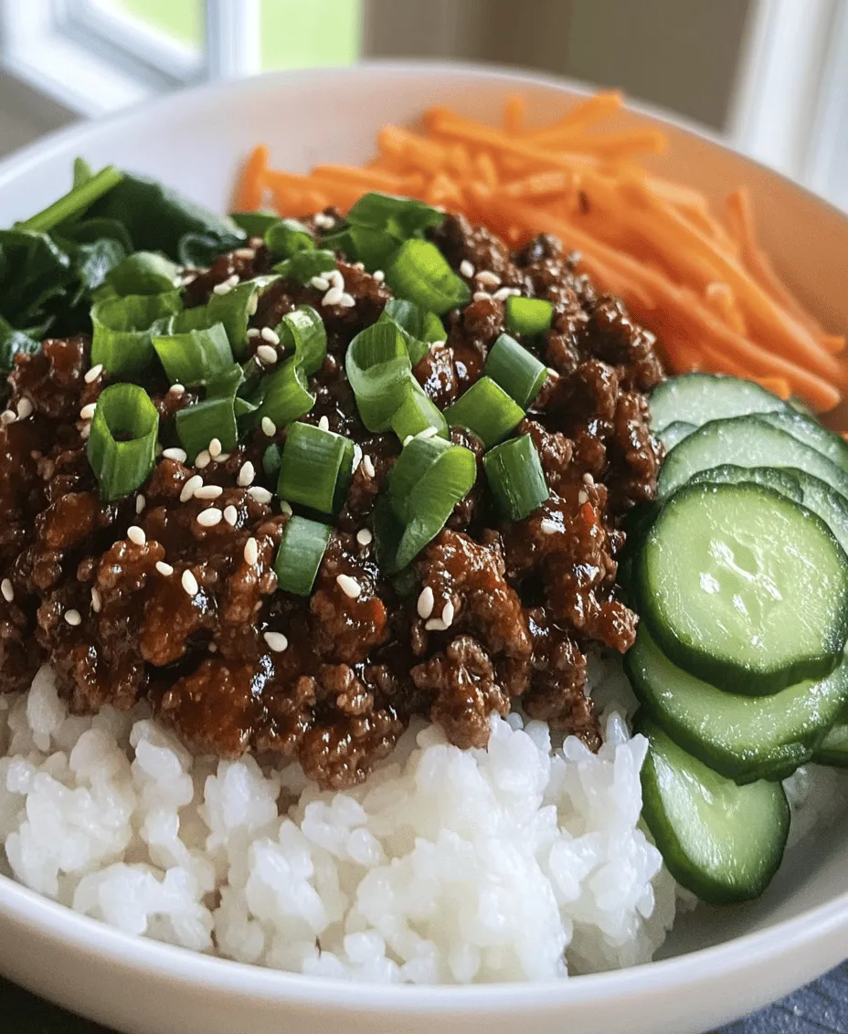Korean cuisine is renowned for its vibrant flavors and comforting dishes that celebrate the harmony of taste and texture. One standout dish that captures this essence is the Korean Ground Beef Bowl. This delightful meal is a perfect embodiment of how simple ingredients can come together to create something truly delicious. The Korean Ground Beef Bowl is not only quick and easy to make, but it also showcases a balance of savory, sweet, and spicy flavors that will leave your taste buds dancing.