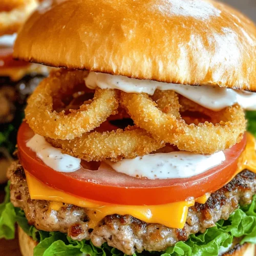 In the world of culinary delights, few meals can compete with the satisfaction of a homemade burger. The aroma that fills your kitchen as you cook, the thrill of crafting something delicious from scratch, and the ultimate joy of biting into your creation—all contribute to the burger's universal appeal. Whether you prefer beef, turkey, or chicken, burgers can be customized to suit every palate. Today, we are excited to introduce you to the Cheesy Ranch Delight, a chicken burger that elevates the traditional burger experience to new heights.