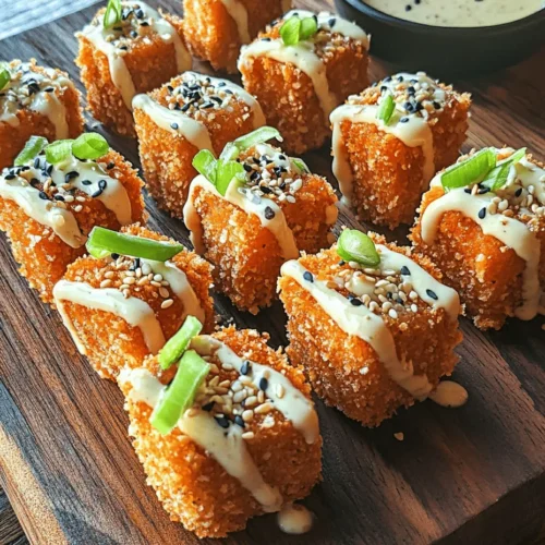 Are you ready to elevate your appetizer game with a dish thatās not only delicious but also nutritious? Introducing Crispy Bang Bang Salmon Bites, a tantalizing recipe that brings together the rich flavors of salmon with the irresistible crunch of crispy breading. This dish has gained immense popularity in recent years, appealing to food lovers who appreciate the combination of taste and health. Not only do these bites make for a fantastic starter at gatherings, but they also serve as a perfect snack or a satisfying main dish for family meals.