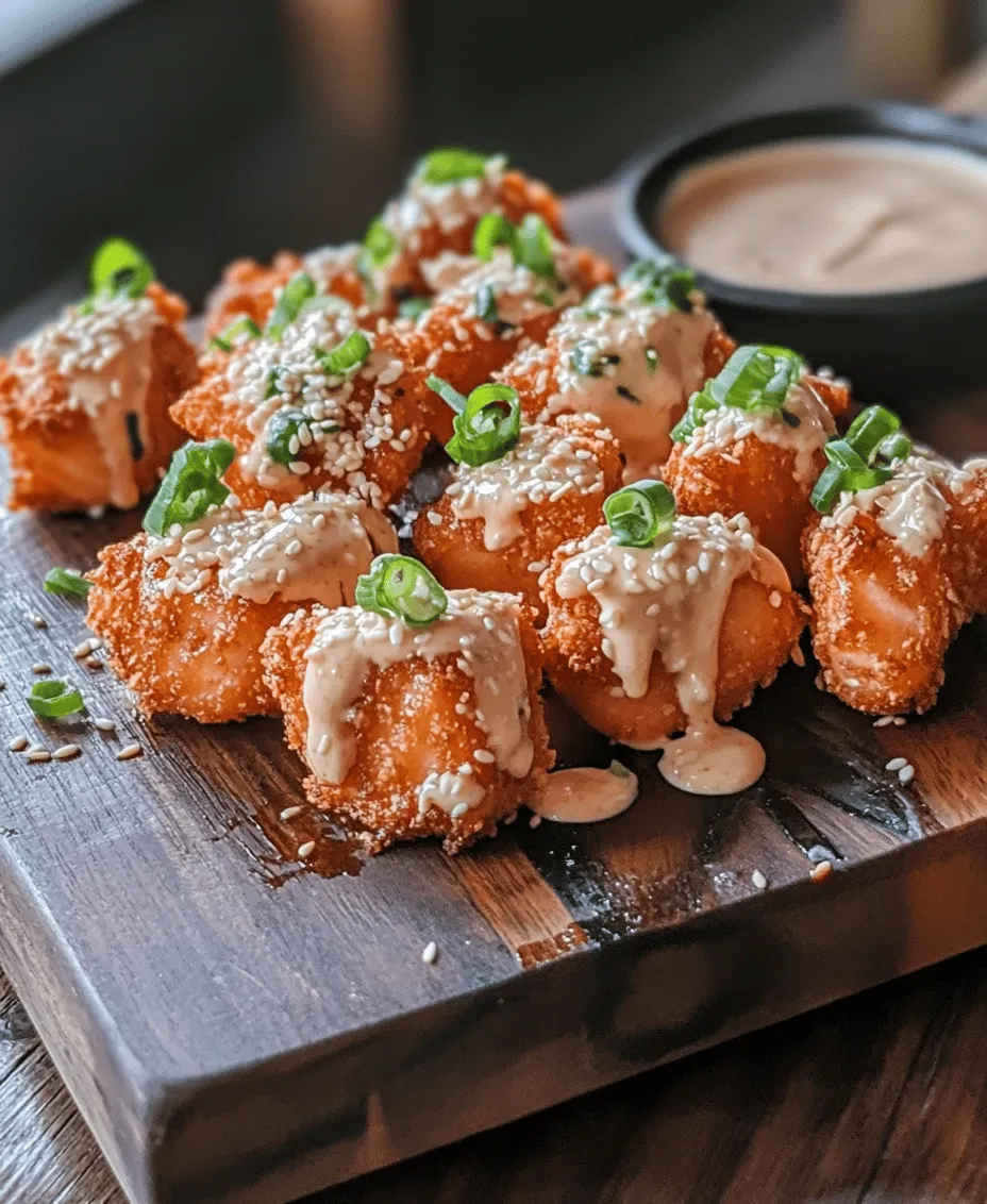 Are you ready to elevate your appetizer game with a dish that’s not only delicious but also nutritious? Introducing Crispy Bang Bang Salmon Bites, a tantalizing recipe that brings together the rich flavors of salmon with the irresistible crunch of crispy breading. This dish has gained immense popularity in recent years, appealing to food lovers who appreciate the combination of taste and health. Not only do these bites make for a fantastic starter at gatherings, but they also serve as a perfect snack or a satisfying main dish for family meals.