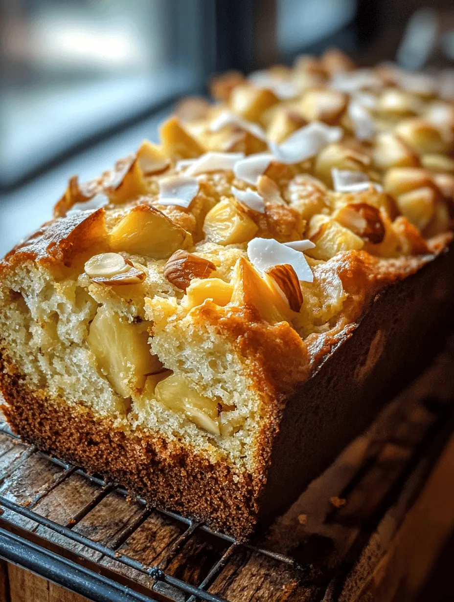Delve into a slice of paradise with our Hawaiian Banana Bread, a delightful fusion of tropical flavors that captures the essence of the islands. This recipe offers a perfect blend of ripe bananas, sweet pineapple, and shredded coconut, making it a scrumptious treat for breakfast, snacks, or dessert. The addition of macadamia nuts or walnuts provides a satisfying crunch, while the warm spices elevate its taste. Whether you're a banana bread aficionado or a curious culinary explorer, this recipe promises to transport your taste buds to a tropical haven.