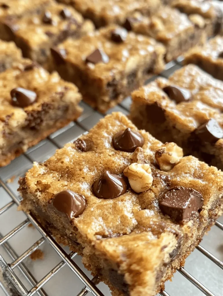 In the world of baking, few ingredients evoke the same sense of nostalgia and comfort as ripe bananas. The popularity of banana-based desserts has surged in recent years, capturing the hearts—and taste buds—of baking enthusiasts everywhere. From classic banana bread to innovative banana muffins, the versatility of bananas knows no bounds. Among these delightful creations, Chocolate Chip Banana Bars stand out as a particularly comforting treat, combining the rich flavors of chocolate with the natural sweetness of bananas.
