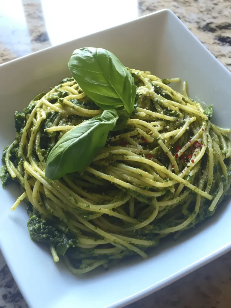If you're looking for a dish that effortlessly combines flavor, nutrition, and simplicity, look no further than Zesty Lemon Spinach Pasta. This delightful meal captures the essence of fresh ingredients and bright flavors, making it not only a feast for the palate but also a visual treat on the plate. The vibrant green of the spinach against the rich yellow of the lemon creates a colorful presentation that is sure to impress whether you're hosting an elegant gathering or simply enjoying a cozy dinner at home.