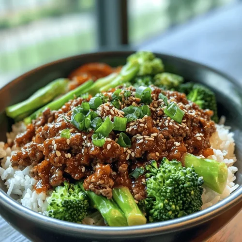 In recent years, Korean cuisine has surged in popularity around the globe, captivating taste buds with its unique blend of flavors and textures. Known for its bold and vibrant dishes, Korean food brings together savory, sweet, and spicy elements in a way that is both comforting and exciting. Among the many culinary delights that this cuisine offers, the Spicy Korean Ground Beef Bowl stands out as a quick, flavorful meal option that perfectly encapsulates the essence of Korean flavors. Whether you're a busy professional looking for a satisfying weeknight dinner or a culinary enthusiast eager to explore new tastes, this bowl promises to deliver an explosion of deliciousness with every bite.