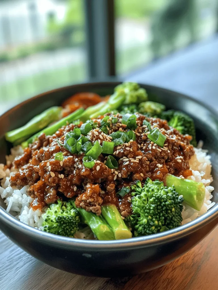 In recent years, Korean cuisine has surged in popularity around the globe, captivating taste buds with its unique blend of flavors and textures. Known for its bold and vibrant dishes, Korean food brings together savory, sweet, and spicy elements in a way that is both comforting and exciting. Among the many culinary delights that this cuisine offers, the Spicy Korean Ground Beef Bowl stands out as a quick, flavorful meal option that perfectly encapsulates the essence of Korean flavors. Whether you're a busy professional looking for a satisfying weeknight dinner or a culinary enthusiast eager to explore new tastes, this bowl promises to deliver an explosion of deliciousness with every bite.