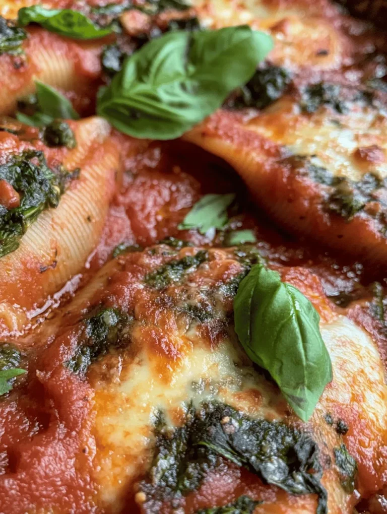 If you're on the hunt for a delicious and comforting dish that's not only easy to prepare but also packed with nutritious ingredients, look no further than Easy Spinach and Ricotta Stuffed Shells. This delightful recipe combines the robust flavors of ricotta cheese with the earthy goodness of spinach, all encased in tender jumbo pasta shells. It's a dish that marries taste and health, making it a perfect addition to your weekly meal rotation.