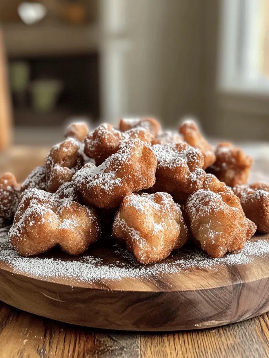 Welcome to a culinary adventure filled with warmth, nostalgia, and delightful flavors! If you’re on the lookout for a unique and delectable treat, look no further than crispy cinnamon apple fritter bites. These little morsels are a wonderful blend of textures and flavors that promise to engage all your senses. Imagine the crunch of the golden-brown exterior giving way to a soft, warm interior bursting with sweet, cinnamon-spiced apples. The aroma wafting through your kitchen as they fry is enough to make anyone’s mouth water.