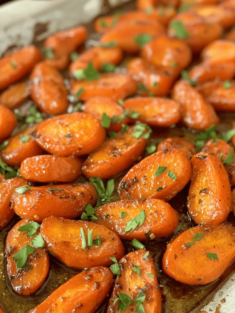 The delightful combination of sweet honey, rich butter, and aromatic garlic makes Honey Garlic Butter Roasted Carrots a standout side dish that elevates any meal. Whether you are hosting a family dinner, celebrating a holiday, or simply looking for a delicious way to incorporate healthy vegetables into your diet, this recipe is sure to impress. Roasting carrots enhances their natural sweetness while the honey and garlic add layers of flavor that create a mouthwatering experience.