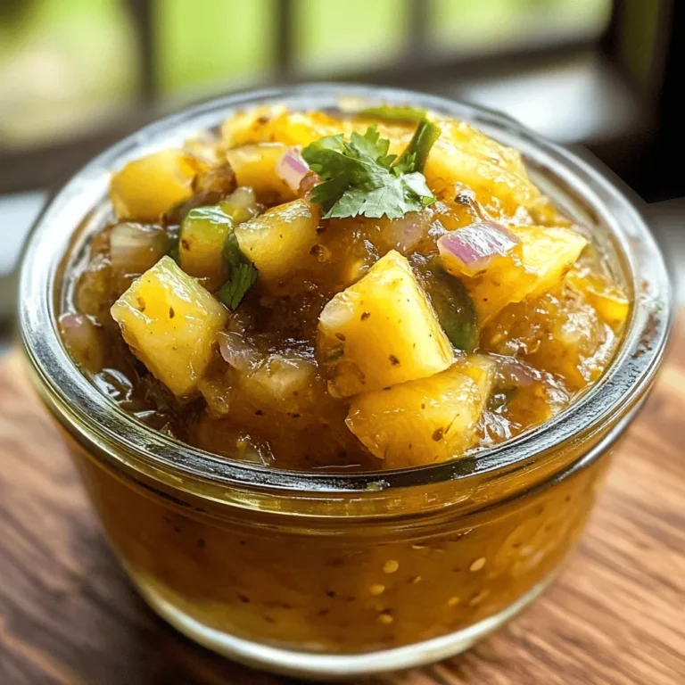 Chutney, a beloved condiment in many culinary traditions, serves as a versatile companion to a wide range of dishes. Whether pairing with meats, enhancing vegetarian meals, or adding zest to appetizers, chutneys are known for their ability to elevate flavors and bring a dish to life. Amongst the myriad of chutneys available, the Spicy Pineapple Jalapeño Chutney stands out as an exceptional fusion of sweetness and heat, making it a must-try for anyone looking to add a unique twist to their meals.