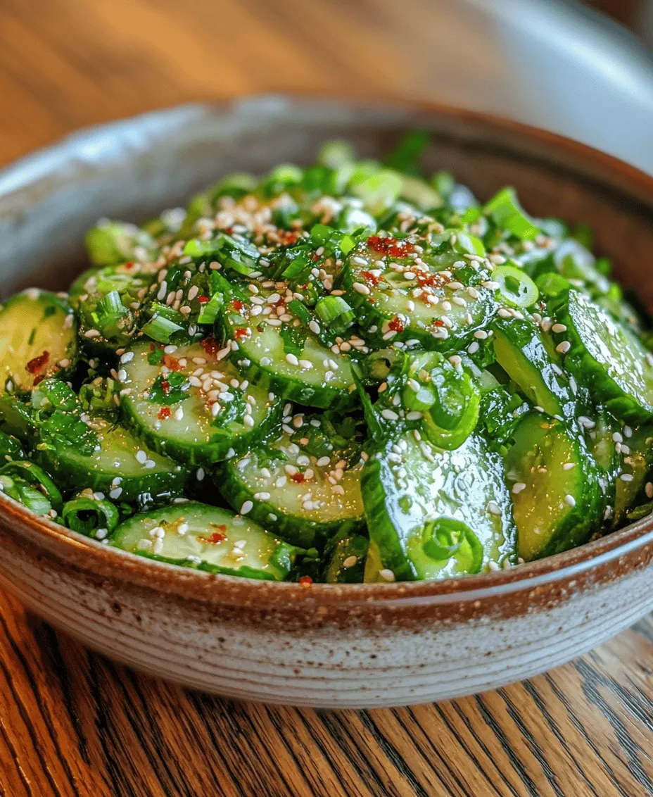 As the sun shines brighter and temperatures rise, the demand for light, refreshing meals becomes even more pronounced. Enter the cucumber salad—a dish that embodies the essence of summer with its cool crunch and vibrant flavors. Among the myriad of cucumber salad variations, the Crisp & Zesty Asian Cucumber Salad stands out as a perfect blend of simplicity and taste. With its refreshing qualities, this salad not only quenches your thirst but also tantalizes your taste buds, making it an ideal choice for summer gatherings, picnics, or as a delightful side dish to complement various cuisines.