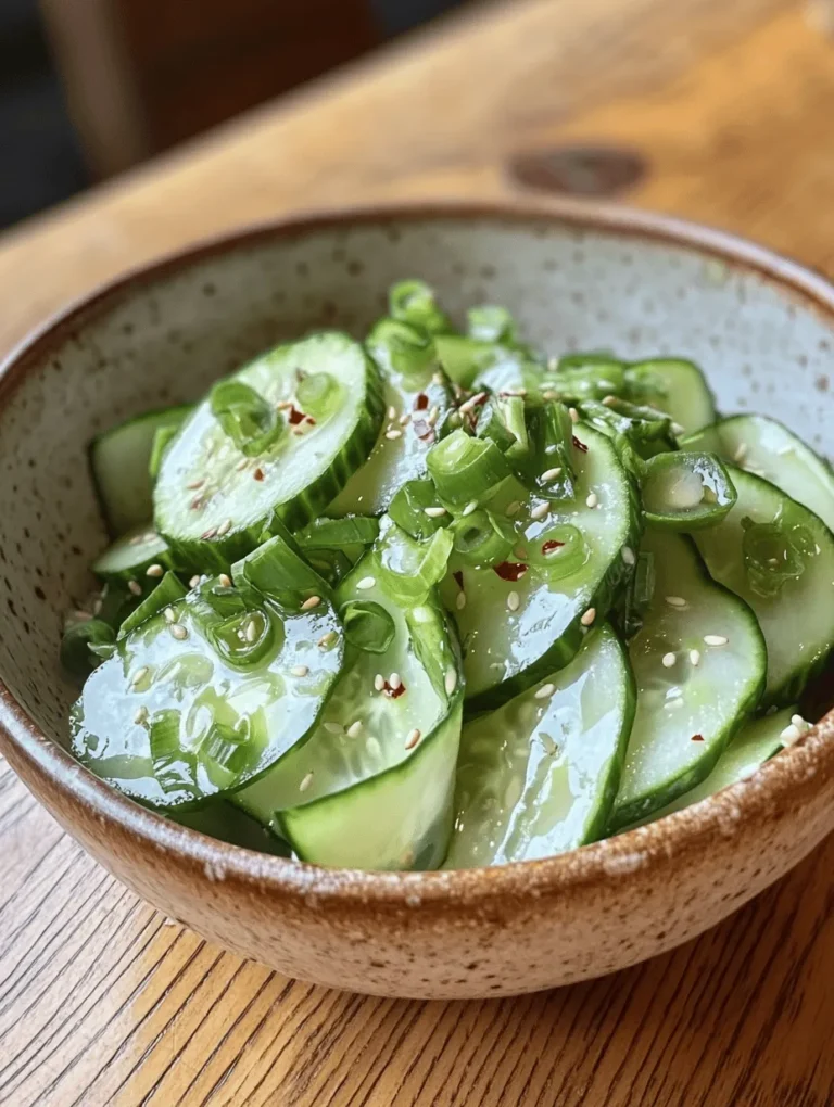 As the sun shines brighter and temperatures rise, the demand for light, refreshing meals becomes even more pronounced. Enter the cucumber salad—a dish that embodies the essence of summer with its cool crunch and vibrant flavors. Among the myriad of cucumber salad variations, the Crisp & Zesty Asian Cucumber Salad stands out as a perfect blend of simplicity and taste. With its refreshing qualities, this salad not only quenches your thirst but also tantalizes your taste buds, making it an ideal choice for summer gatherings, picnics, or as a delightful side dish to complement various cuisines.
