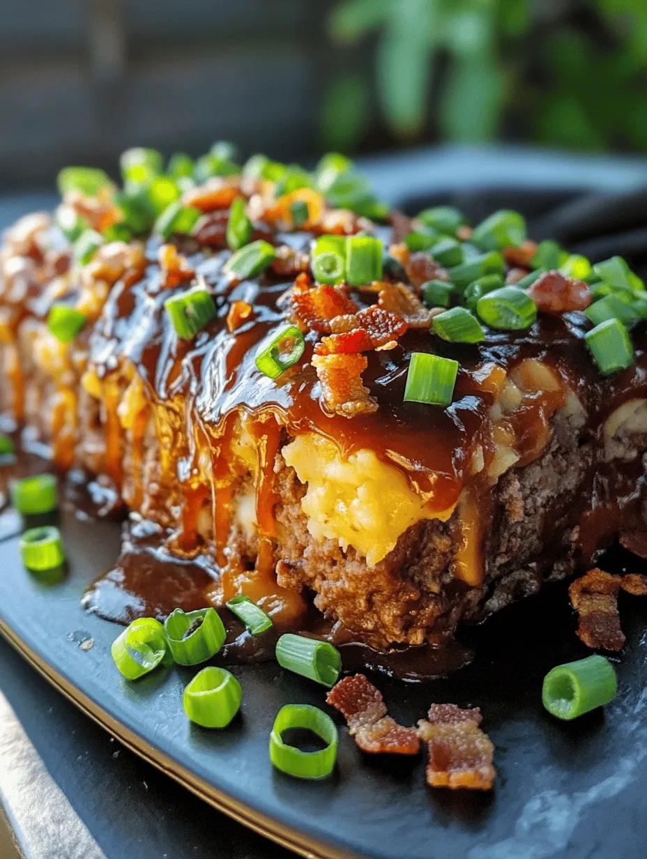 If you’re looking for a hearty, comforting dish that combines classic flavors with modern twists, then the Ultimate Loaded Potato Meatloaf is your answer. This innovative recipe elevates the traditional meatloaf by incorporating beloved loaded baked potato elements, creating a dish that is not only delicious but also visually appealing. The combination of savory ground beef, creamy mashed potatoes, rich cheese, smoky bacon, and fresh green onions brings together a medley of flavors and textures that are sure to delight both kids and adults alike.