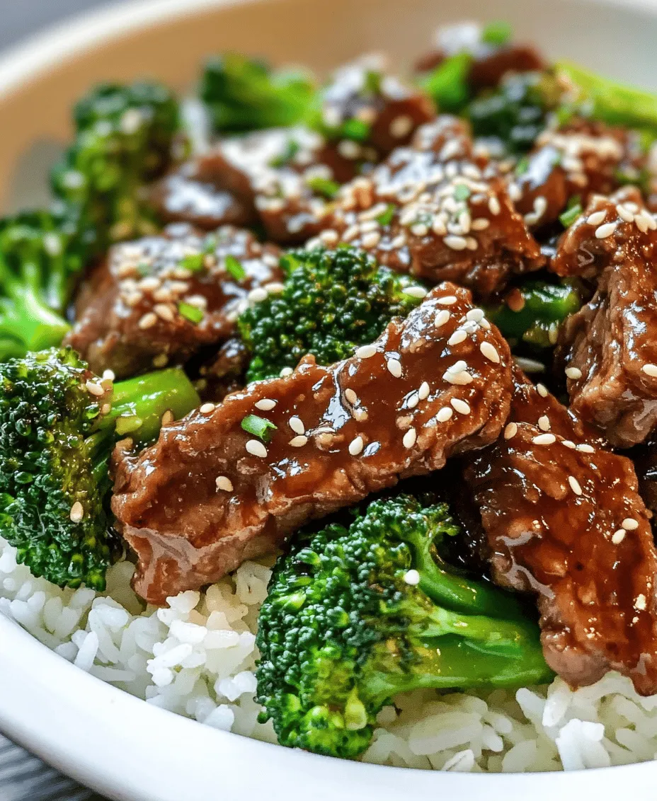 Beef & Broccoli Stir-Fry is a beloved dish that has transcended cultural boundaries to become a staple in many households. This popular meal not only offers a colorful presentation but also boasts a delightful balance of flavors and textures. The tender slices of beef perfectly complement the crisp, vibrant broccoli, creating a dish that is both visually appealing and satisfying. With its savory sauce and a hint of aromatic spices, this stir-fry captures the essence of comfort food while providing a nutritious meal option.