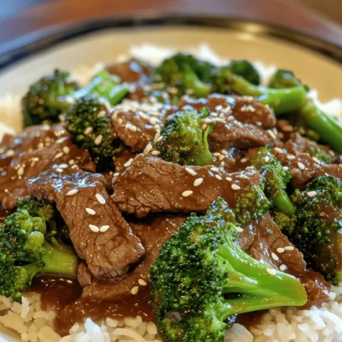 Beef & Broccoli Stir-Fry is a beloved dish that has transcended cultural boundaries to become a staple in many households. This popular meal not only offers a colorful presentation but also boasts a delightful balance of flavors and textures. The tender slices of beef perfectly complement the crisp, vibrant broccoli, creating a dish that is both visually appealing and satisfying. With its savory sauce and a hint of aromatic spices, this stir-fry captures the essence of comfort food while providing a nutritious meal option.