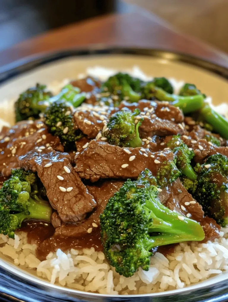 Beef & Broccoli Stir-Fry is a beloved dish that has transcended cultural boundaries to become a staple in many households. This popular meal not only offers a colorful presentation but also boasts a delightful balance of flavors and textures. The tender slices of beef perfectly complement the crisp, vibrant broccoli, creating a dish that is both visually appealing and satisfying. With its savory sauce and a hint of aromatic spices, this stir-fry captures the essence of comfort food while providing a nutritious meal option.