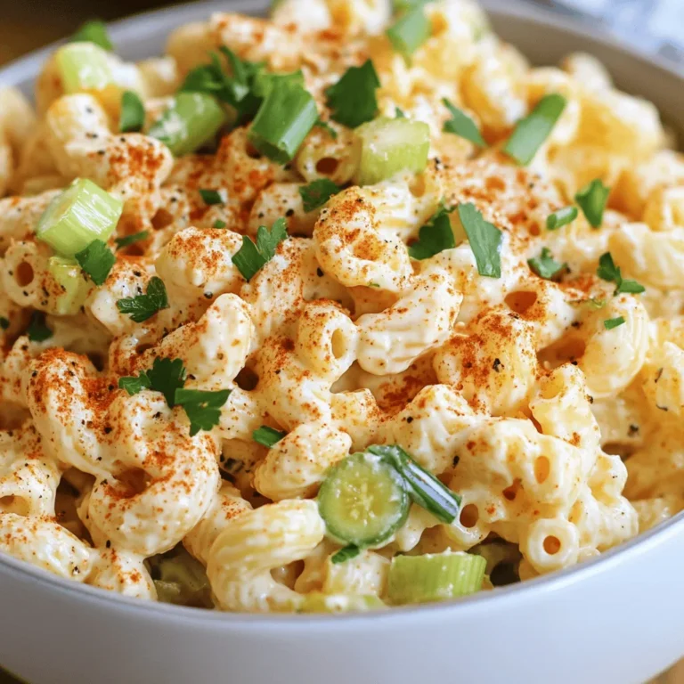 Pasta salads have long been a beloved staple at gatherings, potlucks, and family reunions. Their versatility, ease of preparation, and ability to feed a crowd make them a go-to dish for any occasion. Among the myriad of pasta salad variations, one unique twist that stands out is the deviled egg pasta salad. This delightful combination marries the classic flavors of deviled eggs—creamy, tangy, and slightly spicy—with the comforting texture of pasta, creating a dish that is both familiar and innovative.