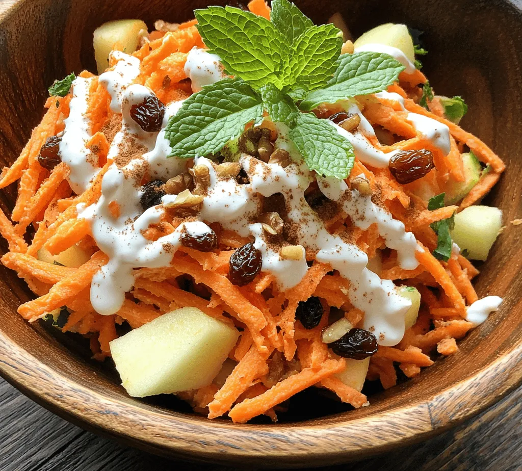 In the world of vibrant and healthy eating, the Crunchy Carrot Apple Salad stands out as a delightful combination of flavors and textures that not only tantalizes the taste buds but also nourishes the body. This refreshing salad is an excellent choice for those looking to incorporate fresh, colorful ingredients into their meals, making it a perfect side dish for any occasion or a light, standalone meal.